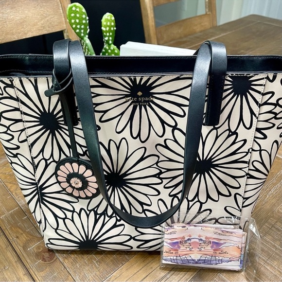 Kate Spade medium Rosa Daisy tote bag EUC - Picture 3 of 7
